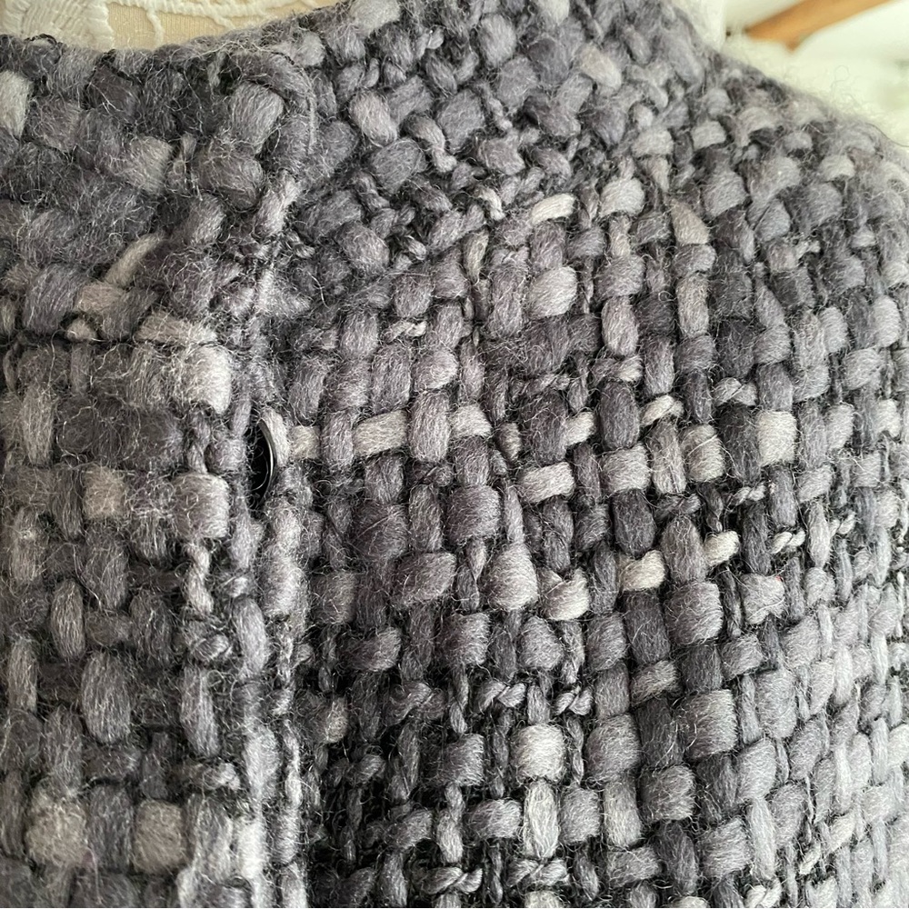 THAKOON Gray 100% Wool Jacket Sz 2 - Picture 2 of 10